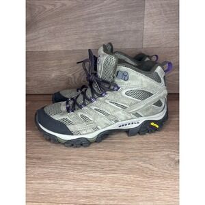 Merrell Women's Moab 2 Mid Ventilator Hiking Trail Boot Bracken/Purple Size 10